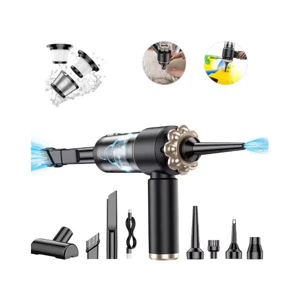 Brushless Motor Portable Cordless Filter Vakum