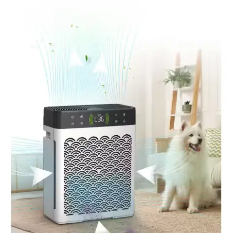 Pembersih Udara UV kanthi Filter Karbon Aktif