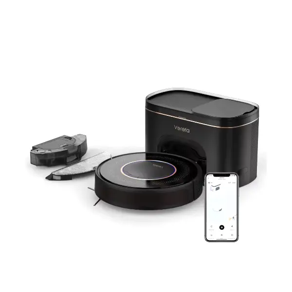 Robot Vacuum Cleaner kanthi Ngisi Daya Otomatis